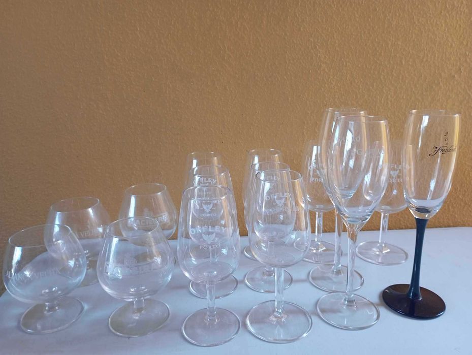 Conjunto copos antigos - várias marcas