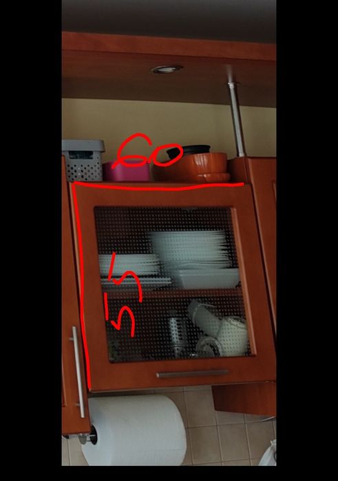 Szafki kuchenne górne wiszące