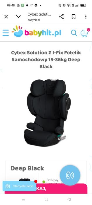 Cybex solutions fotelik 15-36 kg