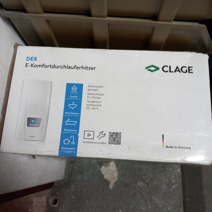 aquecedor água  CLAGE
