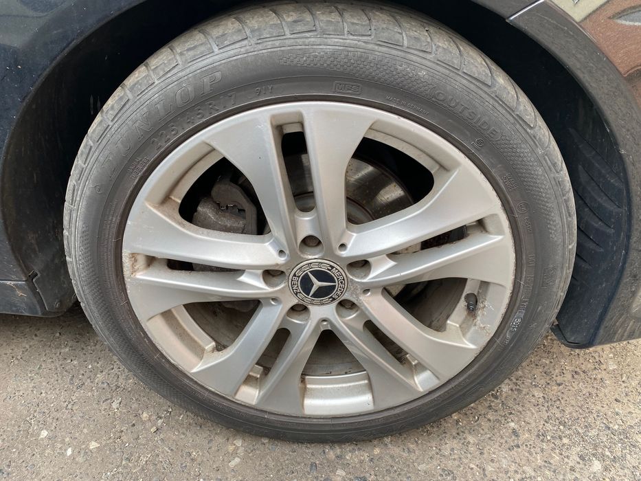 oryginalne felgi alu mercedes c klasa 17" 5x112 7.5" ET47 66,6 W204 lift W167 E W211 W212 4 szt kpl W204 A Class V Class W447 Viano