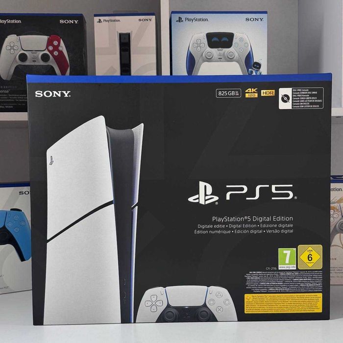 Консоль Sony PS5 Slim Digital Edition 825GB Нова Приставка
