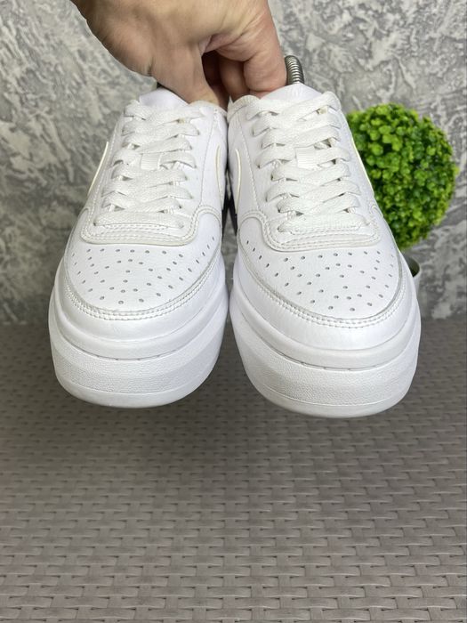 Nike Court Vision кроссовки 37 размер женские кожаные белые