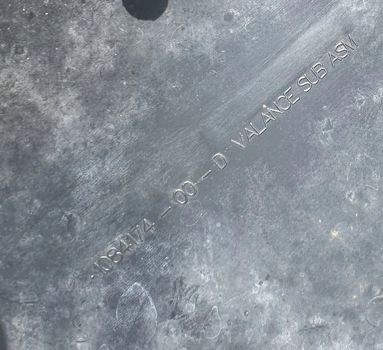 tesla model iii 3 osłona płyta zderzak przód pod silnik igła 10841