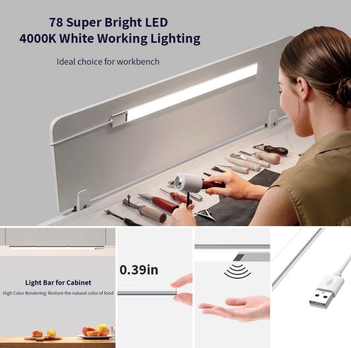 USB! Xiaomi светильник LED 60 см, лінійна лампа якісна та економна