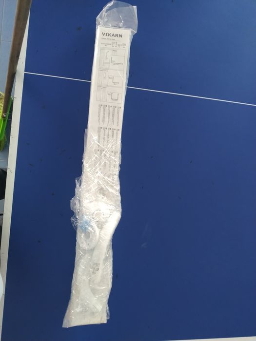 Suporte cortina chuveiro branco