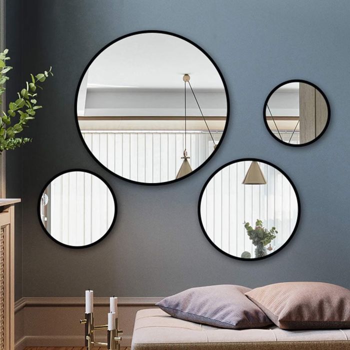 Okrągłe Lustro ZENIDA 50cm, LOFT, nowe