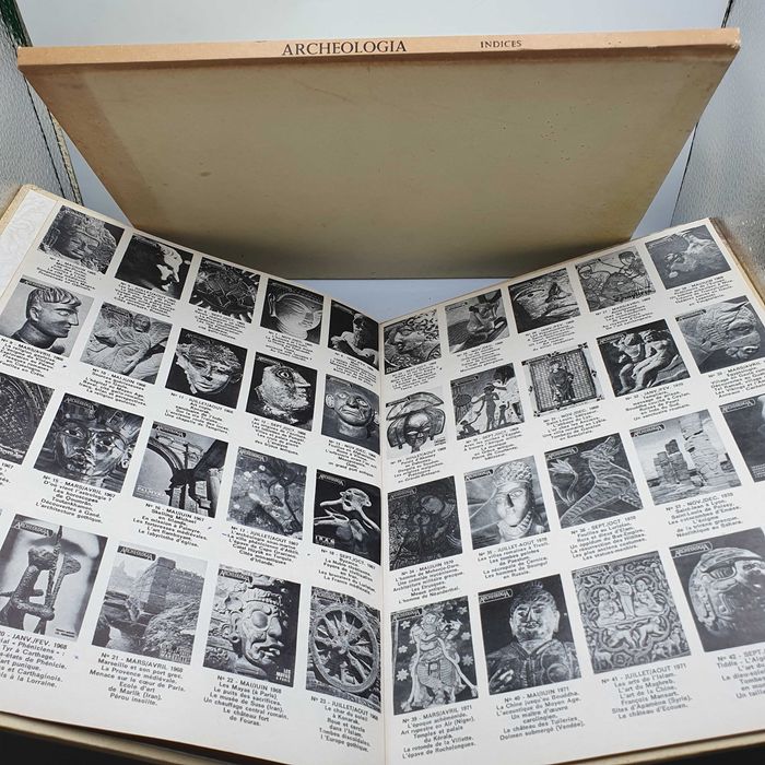 Livro - Coleção Fasciculos Archeologia '68 - '81 Encadernados Ref. SD