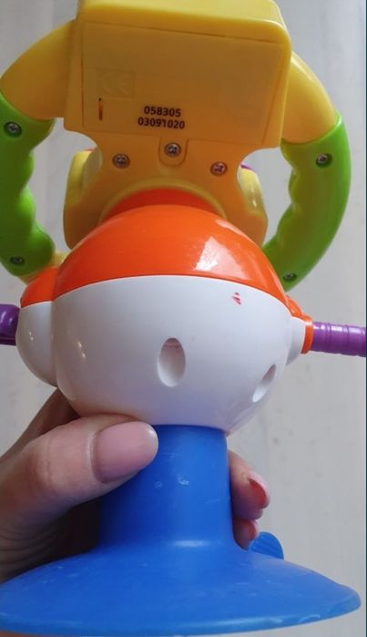 Интерактивный руль на присоске kiddieland