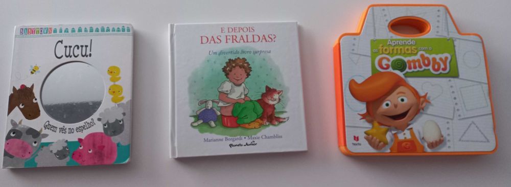 10 Livros infantis (3 Panda destacável, 4 Animais, entre outros)