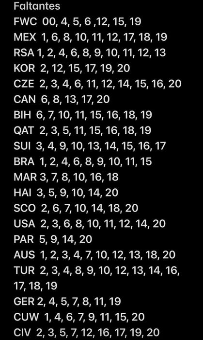 Cromos mundial 26