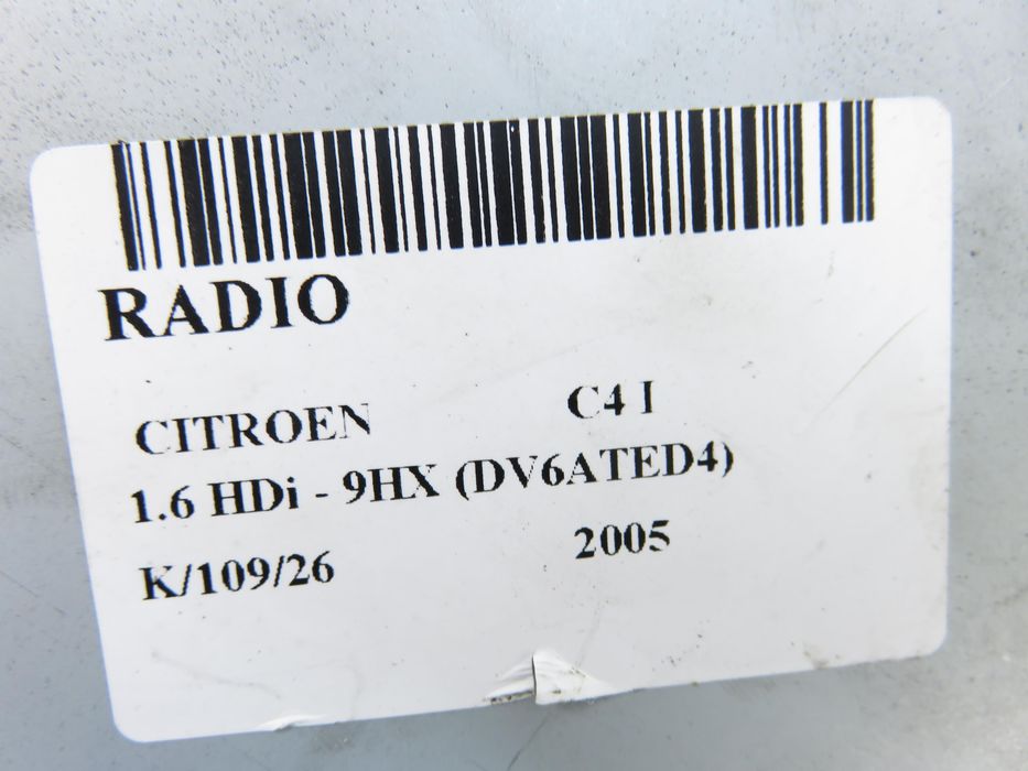 Radio Citroen C4 I