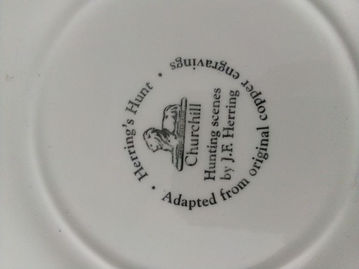 Pratos decorativos de porcelana inglesa