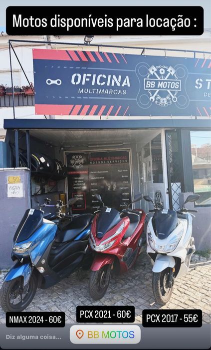 MOTOS PARA ALUGUEL