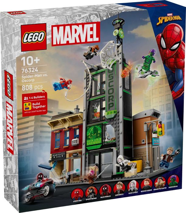 Конструктор LEGO Super Heroes 76324 Людина-павук проти Оскорпа