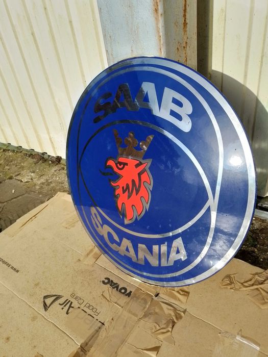 Chapa antiga Saab/Scania