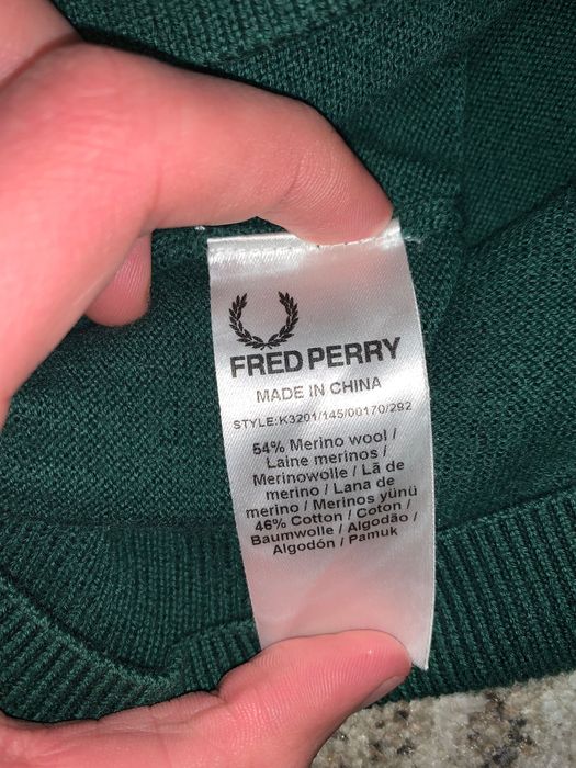 Fred Perry classic crew knit