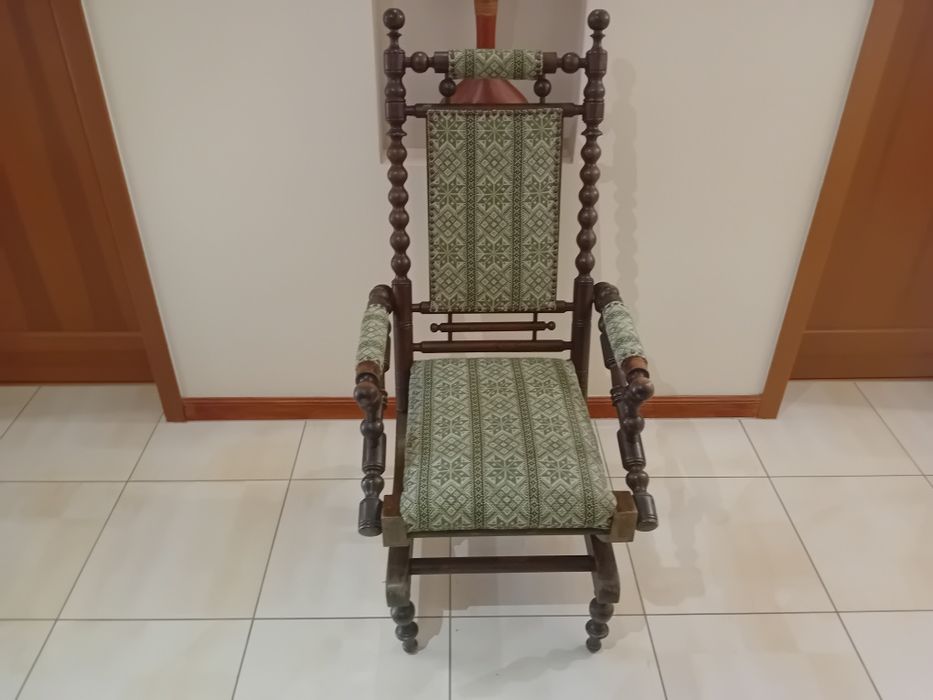 Fotel bujany Dania lata 70 XX wieku