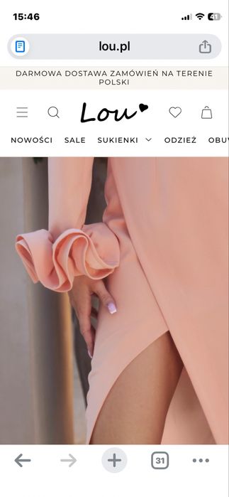 Elegancka sukienka z Lou infinity