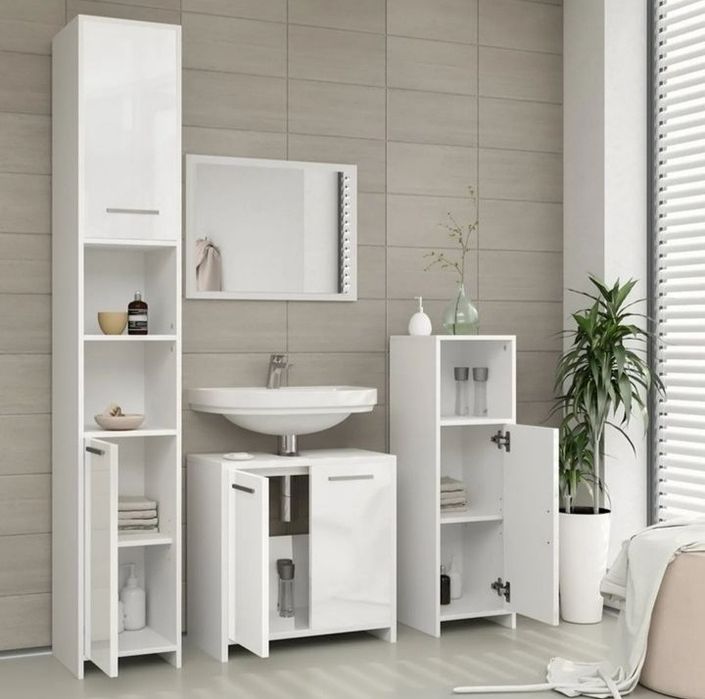 Тумба Стелаж під пральну под стиральную машину Шкаф для ванної Стеллаж