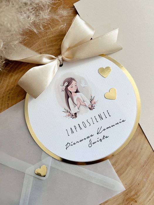 Zaproszenia komunijne na komunię 2025