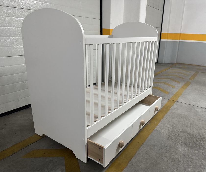 Berço Gonatt Ikea com gaveta 60x120