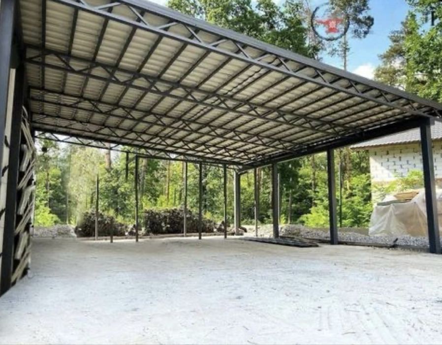 Навіс для авто, Тераса, Накриття, Гараж, Дах