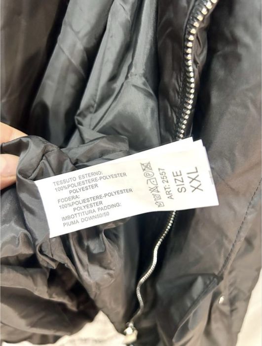 Куртка большой размер, натуральный пух, Италия, 52-58 размер.