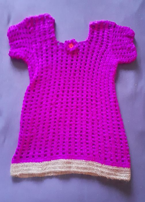 Bluzka szydelkiem robiona