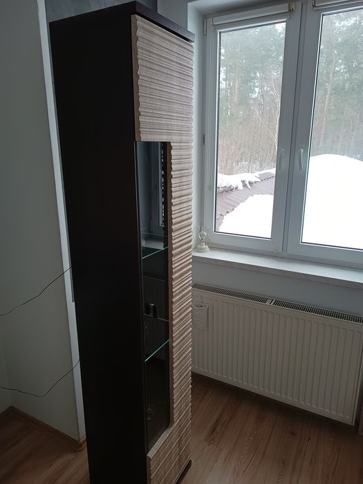 Witryna szklana, podświetlana