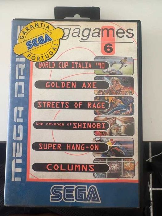 Jogo Mega Drive ( Compilação) Mega Games 6 com caixa
