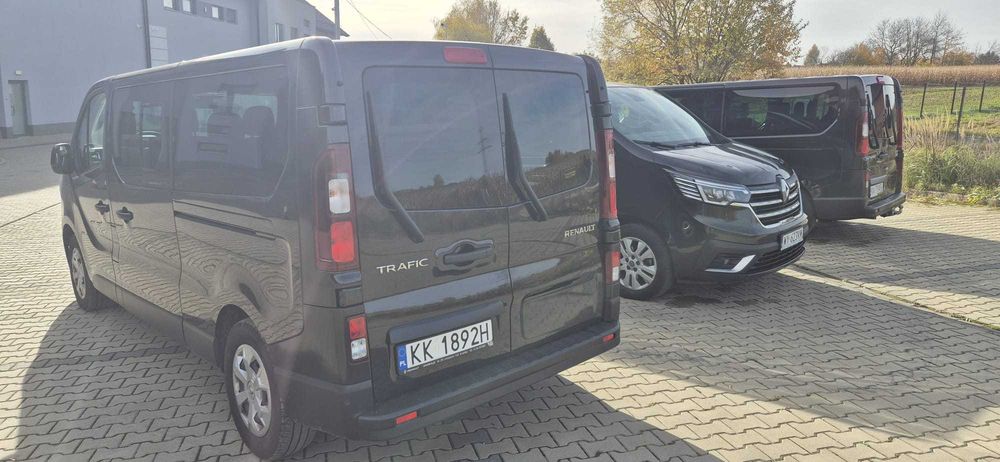 Bus 9 osobowy Renault Trafic Long - wynajem Kraków