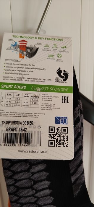 Krótkie skarpetki do biegania