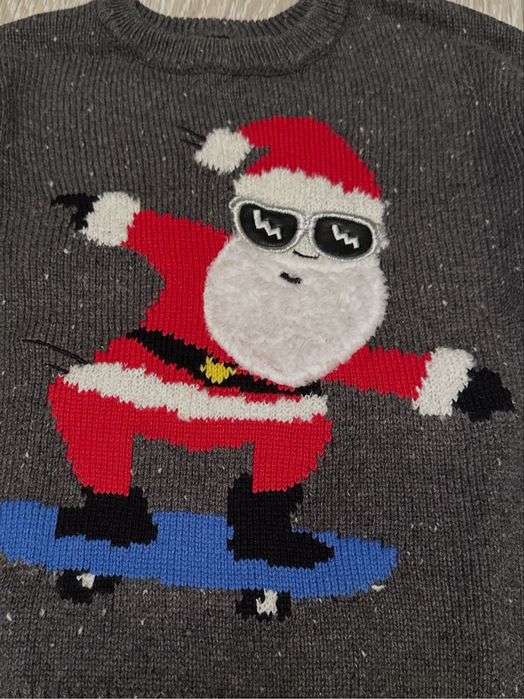 ‼️ новорічний светр Next 104 3 4 р кофта для фотосесіі теплий