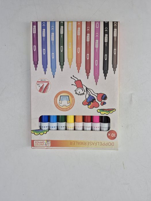 zestaw 10 dwustronnych flamastrów marki United Office