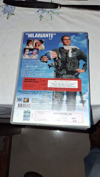 Dvd Ases Pelos Ares filme comédia