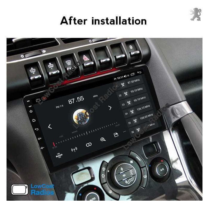 *(NOVO) Rádio PEUGEOT 3008/5008 | GPS ANDROID 10 BT USB APPS WIFI | CARPLAY • ANDROID AUTO