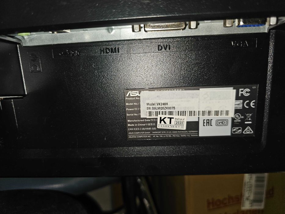 ASUS VK248H Monitor - 24" FHD