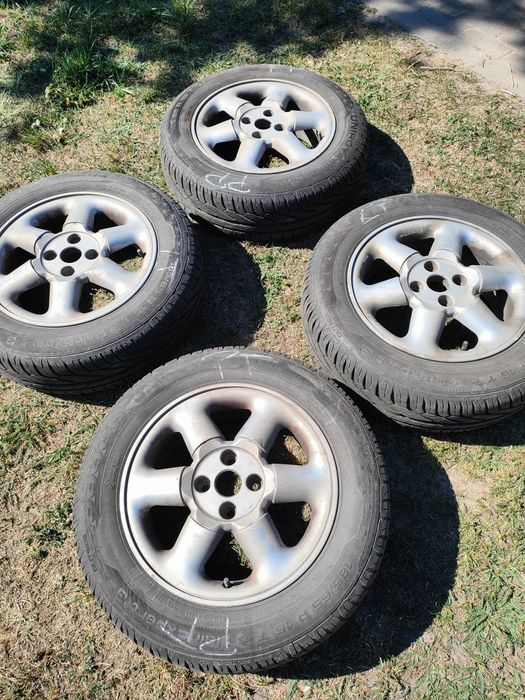 Alufelgi kpl 4szt z oponami 185/65/R15 T lato.