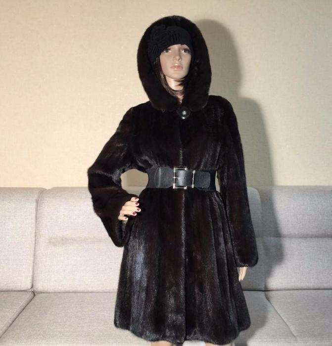 Норкова шуба канадська норка