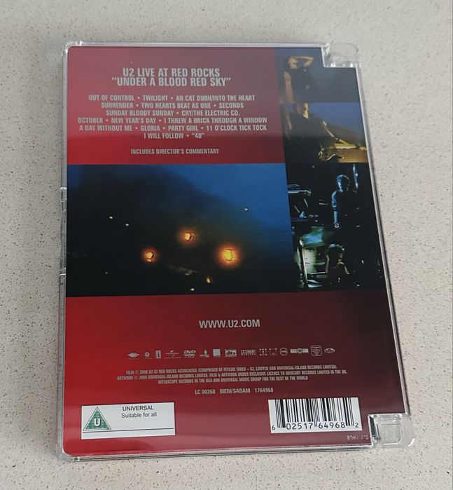 DVD U2 Live at Red Rocks - Under a blood red sky