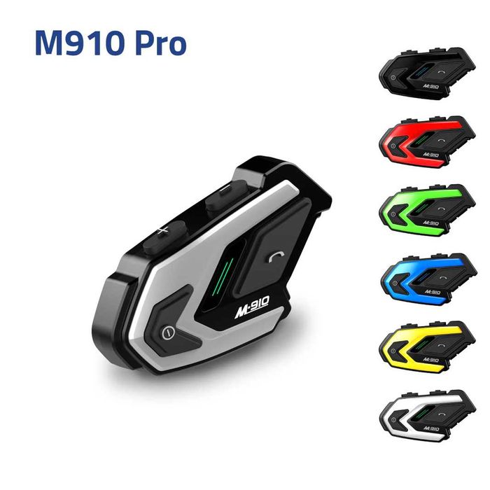 Intercomunicador M910 Pro bluetooth moto 6 utilizadores em simultâneo