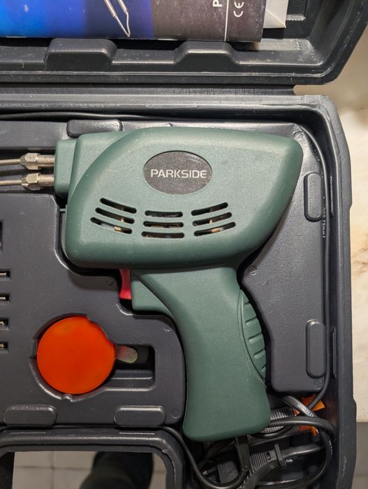 Pistola de Soldar Parkside PLP 180 | Novo, Completo com Acessórios