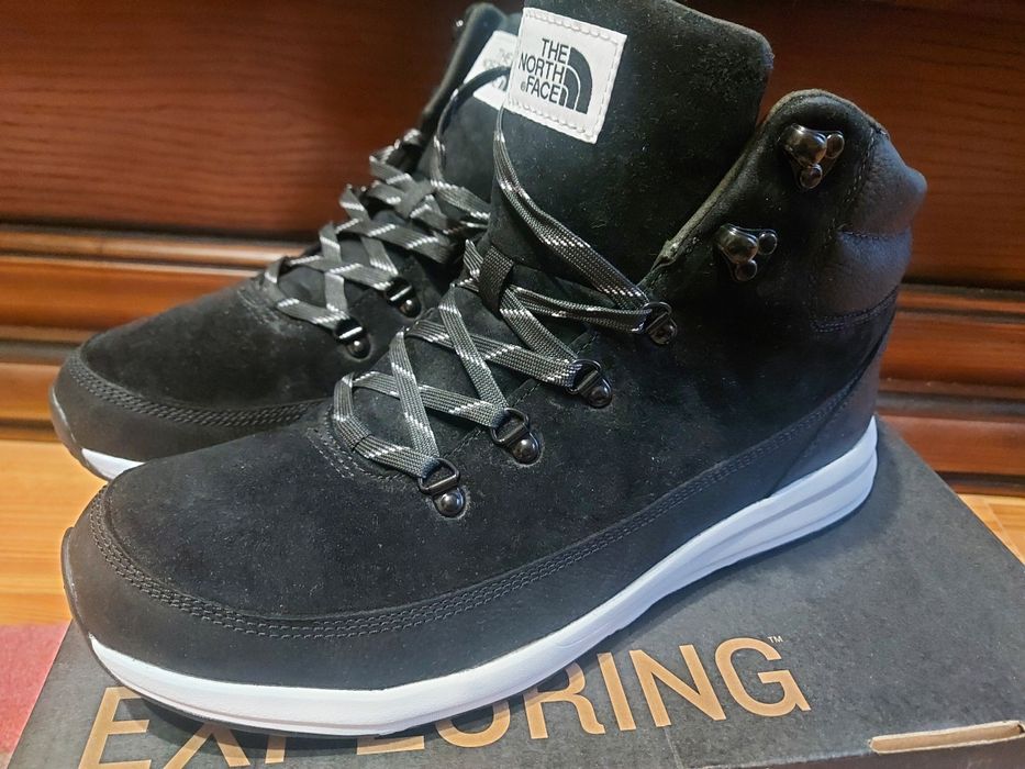 The North face 30см кожа зимние ботинки
