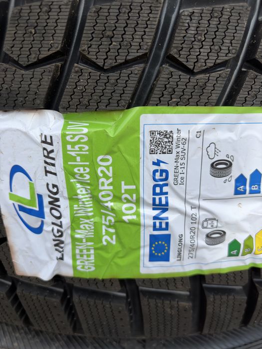 315/35-275/40 R20 Linglong Green-Max Winter Ice. Шины зимние разноширокие новые  26 год!