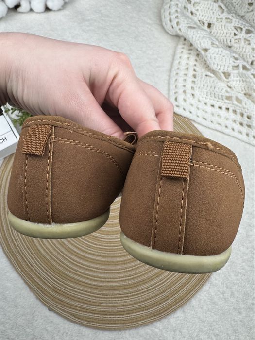 Балетки Carter's Mana2 коричневі дитячі туфлі 28р (17.1-18.5см)