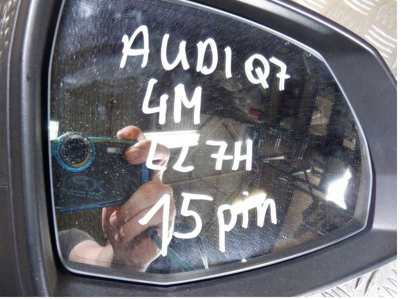 AUDI Q7 4M0 Зеркало праве сіре LZ7H 15 контактів