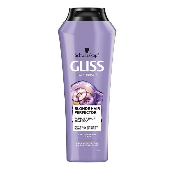 Gliss szampon do naturalnych farbowanych rozjaśnianych blond włosów
