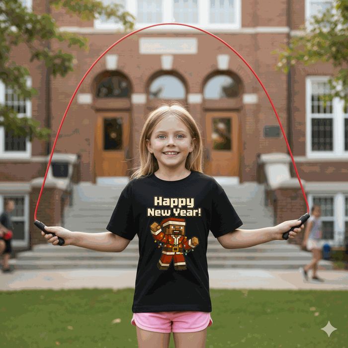 Koszulka dziecięca czarna steve w minecraft prezent święta 104