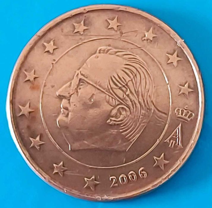 5-Cent Coin from Belgium, 2006, Albert II